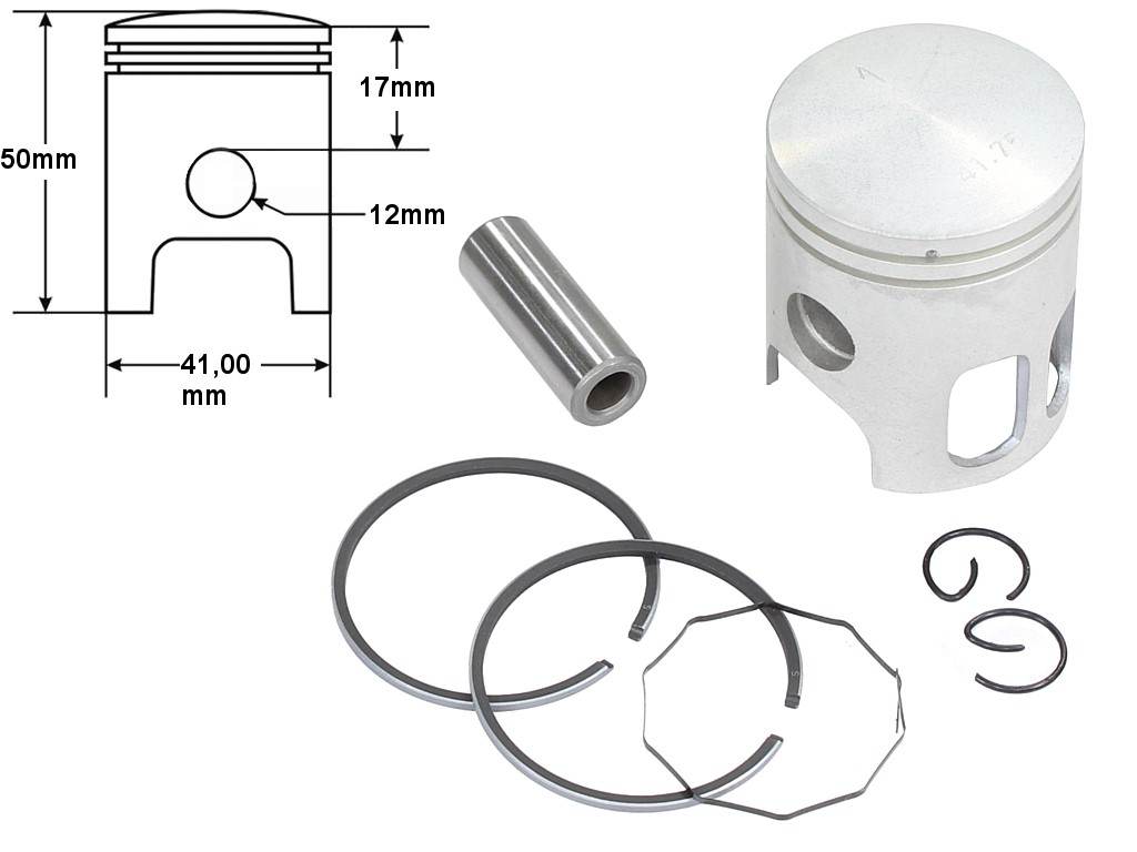 Tłok yamaha dt 41,00 nominał
