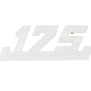 Emblemat znaczek boczka wsk 175 biały