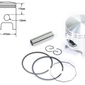 Tłok piaggio typhoon air cool80cc 47mm pin12 std