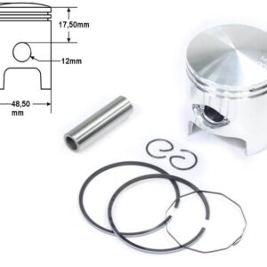 Tłok piaggio typhoon air cool 80cc 48,5mm pin12 std