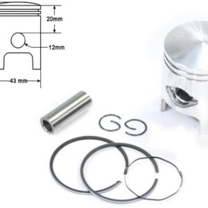 Tłok piaggio typhoon air cool 50cc 43mm std