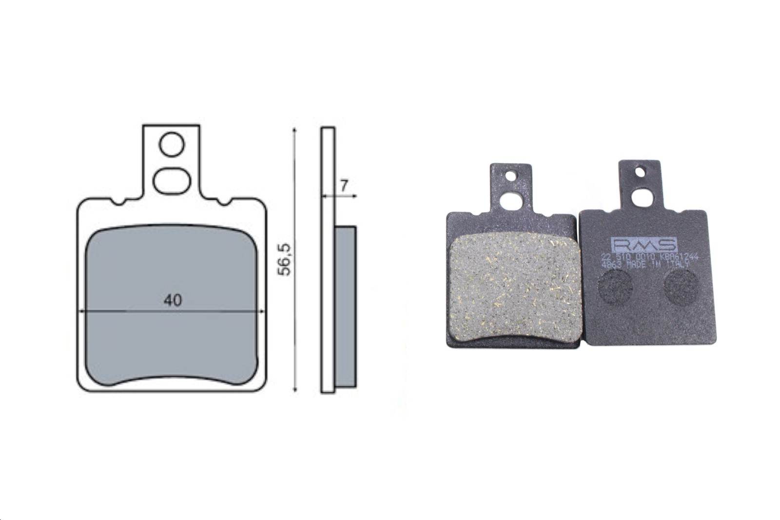 Klocki hamulcowe aprilia ducati yamaha moto guzzi rms