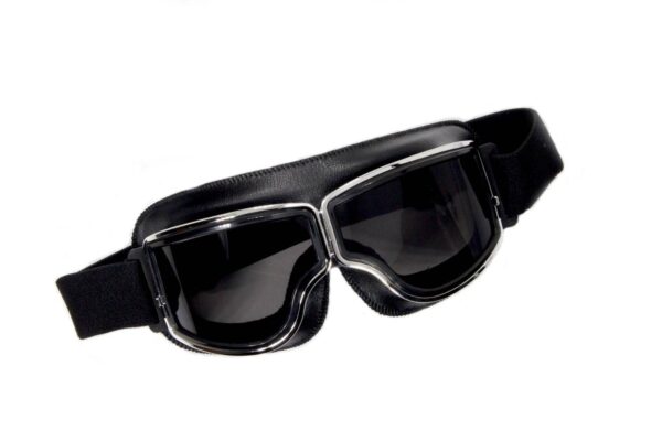 Gogle retro r-02 czarna szyba wb