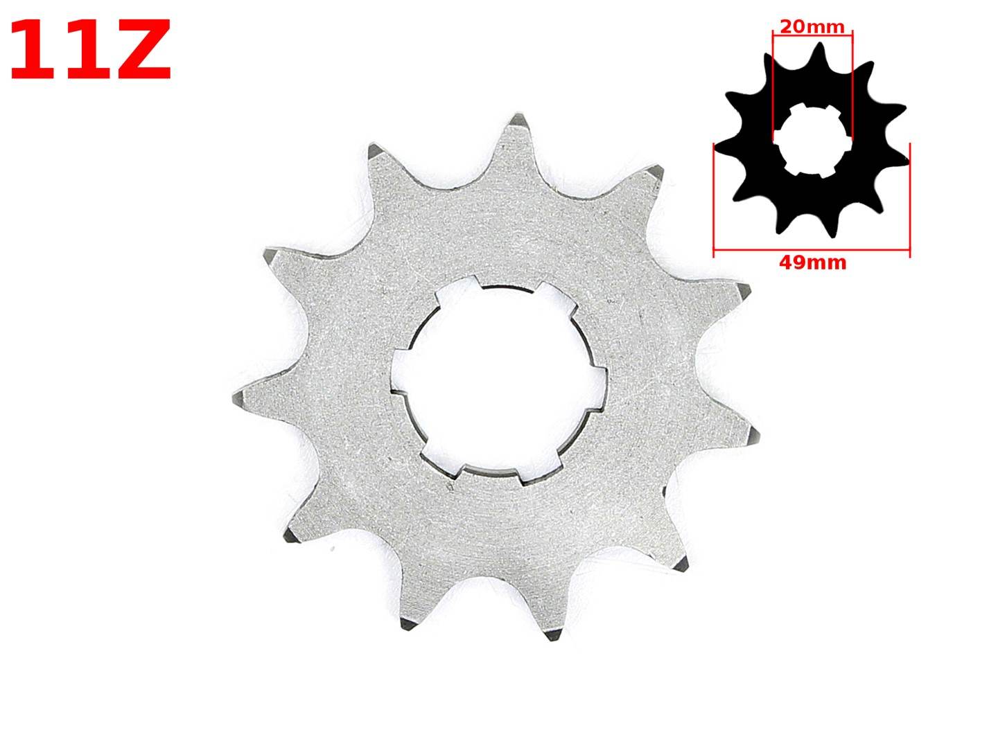 Zębatka przód wsk 125 11z m