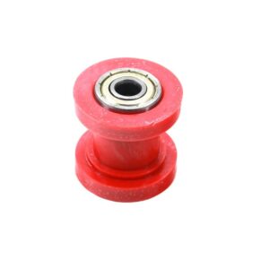 Rolka napinacza łańcucha napędowego 8mm czerwona bri