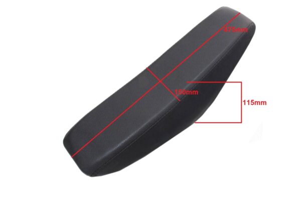 Siedzenie fotel kanapa cross 125 czarne hb - obrazek 3