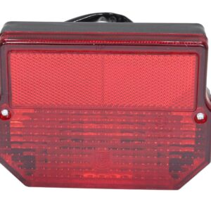 Lampa tył mz kwadrat czerwona sc