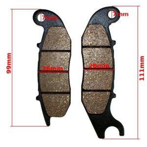 Klocki hamulca honda cbr125 r8 cbr150r rieju nkd50