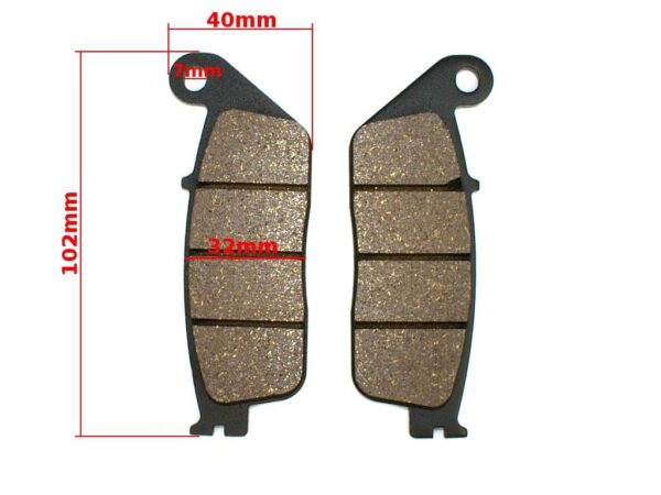 Klocki hamulca honda cbr 1000 rs 125/rs 250/cbr600