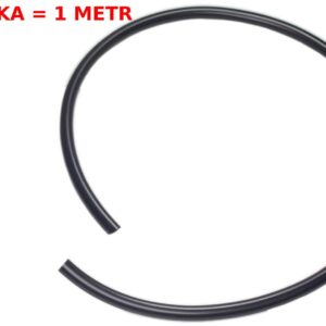 Przewód paliwa śr.5mm 1 metr pvc czarny de