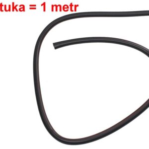 Przewód paliwa śr.6mm czarny 1 metr