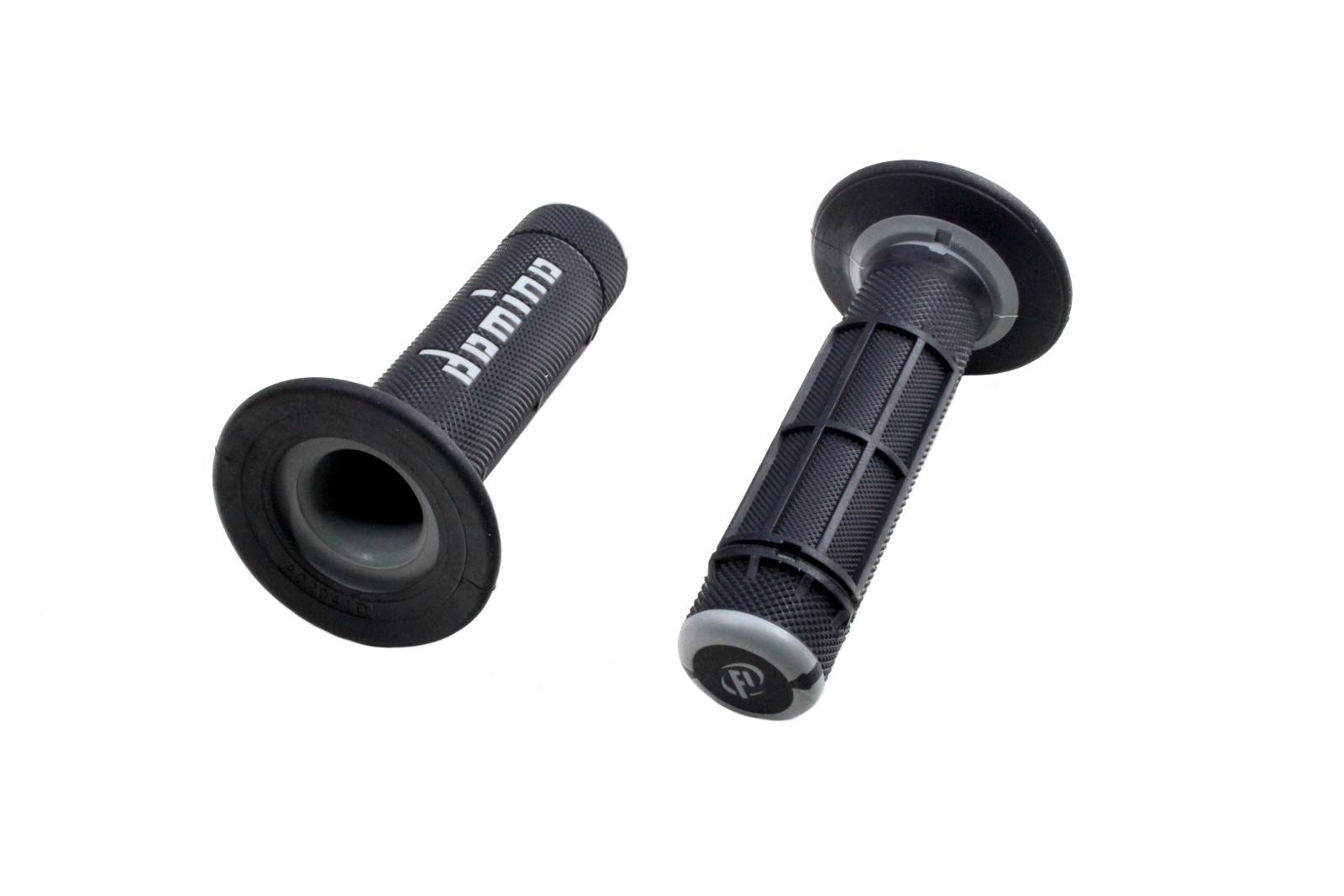 Manetka kierownicy szaro-czarna cross kpl rms