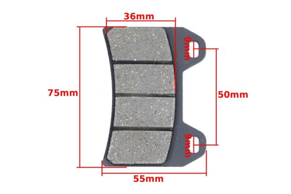 Klocki hamulca bmw f800 g650 ducati monster sbp - obrazek 5