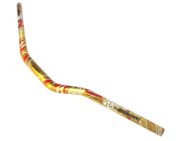 Kierownica cl-006 1 1/8 in 28.6mm złota sc szerokość kierownicy 800mm wysokość kierownicy80mm średnica22mm - obrazek 2