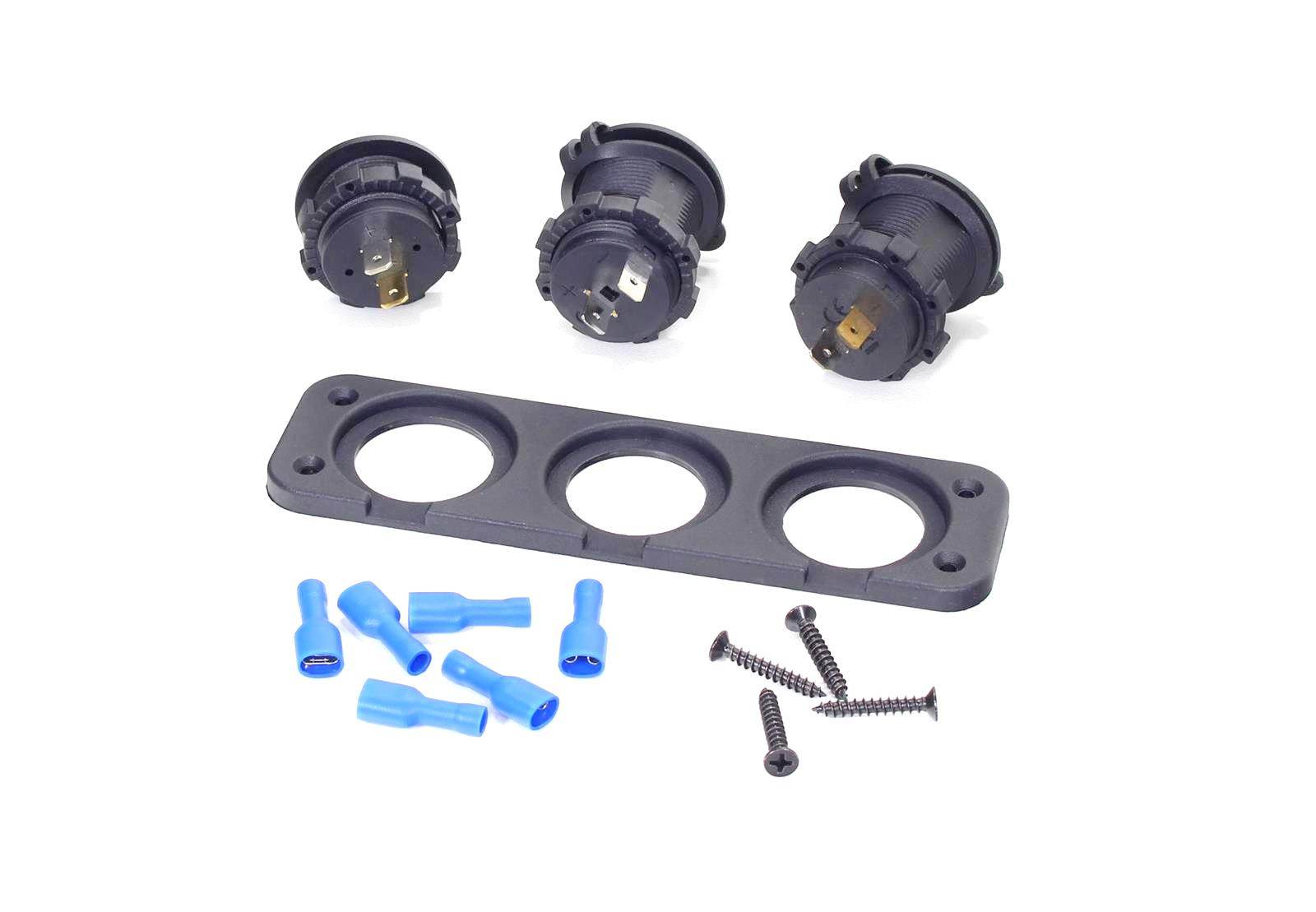 Gniazdo ładowania uniwersalne zestaw 12-24v 1b wb Gniazdo ładowania uniwersalne zestaw 12-24v 1b wb - obrazek 3