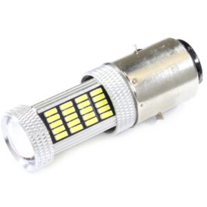 Żarówka 12v led ba20d 4014 112smd 65mm biała sc