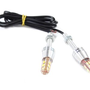 Żarówka 12v led nakrętka m5x25mm 24smd biała