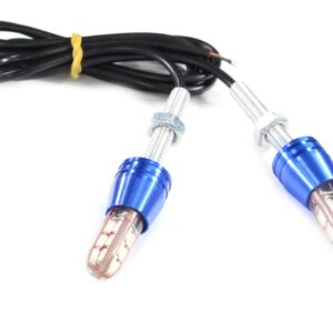 Żarówka 12v led nakrętka m5x25mm 24smd niebieska