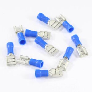 Konektor płaski 6,3mm żeński izolowany0,8mm1,5-2,5mmkpl 10szt