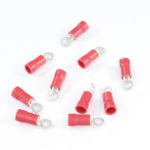 Konektor końcówka oczkowa m3 izolowana 3.7mm 0.5-1.0mm kpl 10szt