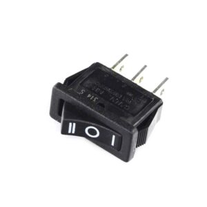Przełącznik klawiszowy mr3h30c6bbnwc on-off-on czarny bez podświetlenia 10a 250vac