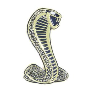 Emblemat znaczek cobra złota