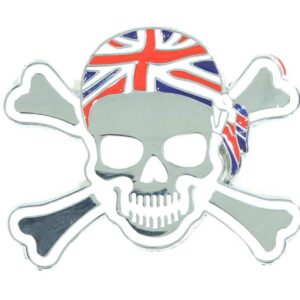 Emblemat znaczek czaszka mod 10
