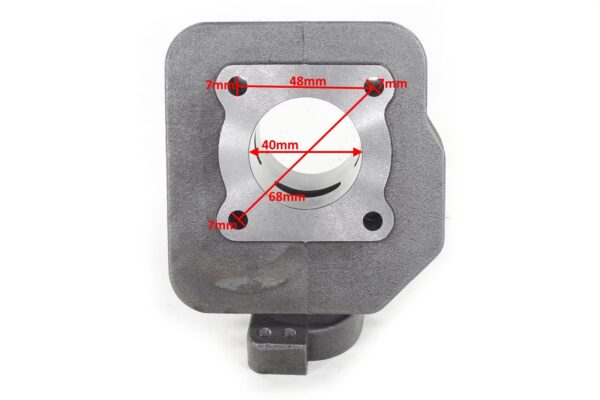 Cylinder peugeot buxy speedfight elyseo vivacity 50ccm 40mm pin 12mm 2t kompletny sa peugeot-citystar/django/elyseo/elystar/kisbee/looxor/ludix/speedfight/tkr/trekker/vivacity - obrazek 5