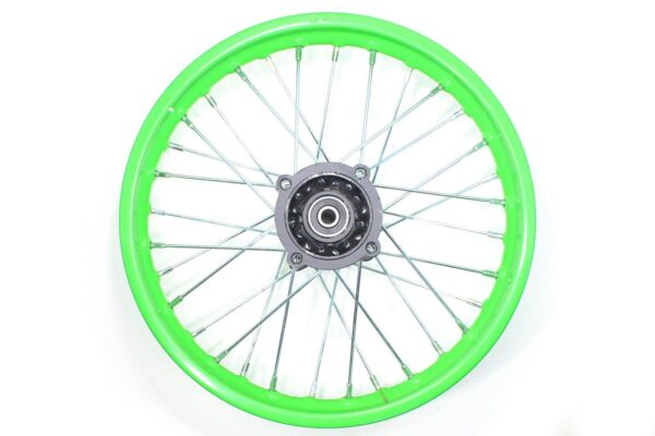 Felga koło tył 1,85/14'' cross 125 new green hb - obrazek 2