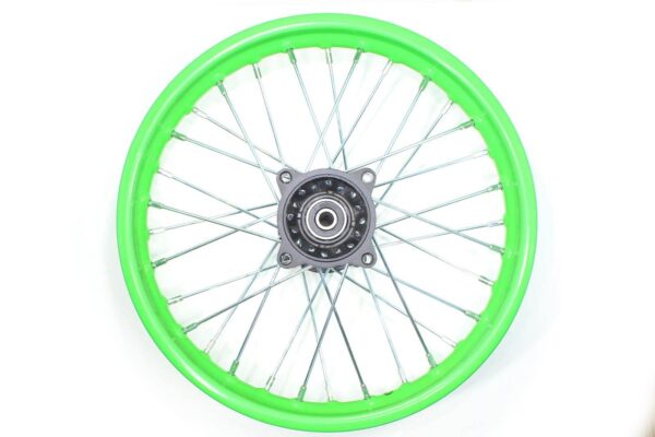 Felga koło tył 1,85/14'' cross 125 new green hb - obrazek 3