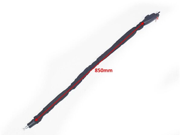 Blokada przeciwkradzieżowa łańcuch/kluczyk 1m oxf-3347 dł 8mm*1m ox - obrazek 2