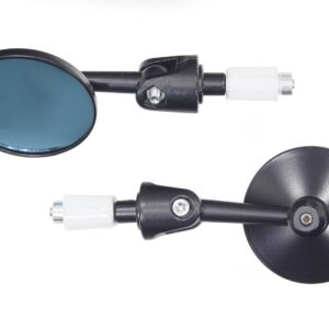 Lusterka motocyklowe czarne mocowanie w kierownicę oxf-8753 kpl ox