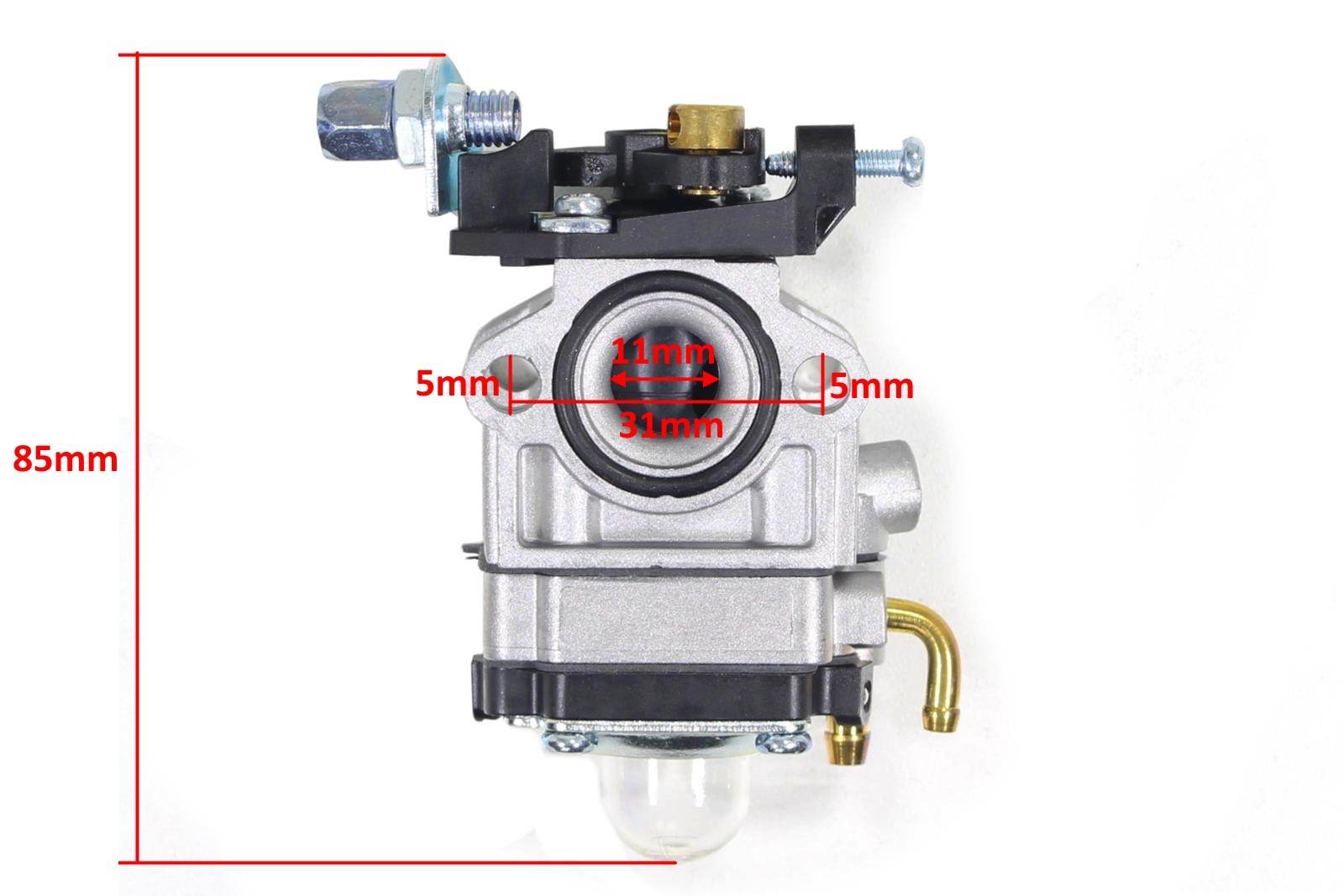 Gaźnik do kosy spalinowej podkaszarki 11mm przepustnica goldluck Gaźnik do kosy spalinowej podkaszarki 11mm przepustnica goldluck - obrazek 3