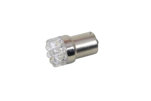 Żarówka 12v led ba15s 35mm biała sc