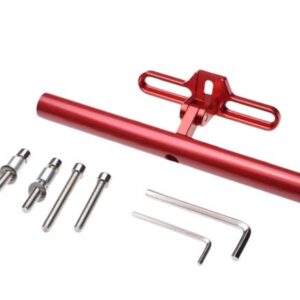 Uchwyt uniwersalny na kierownicę cnc czerwony