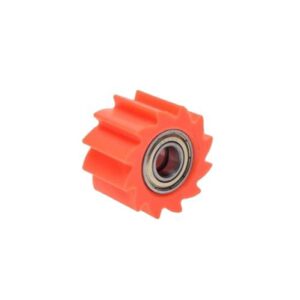 Rolka prowadząca łańcucha nap. 38 mm pomarańczowa