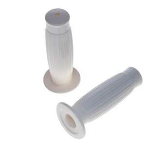 Guma kierownicy retro 1"+7/8" biała