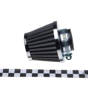 Filtr powietrza 48 mm stożkowy chrom