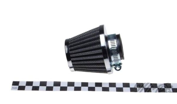 Filtr powietrza 48 mm stożkowy chrom