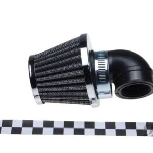 Filtr powietrza 32 mm stożkowy 90' chrom