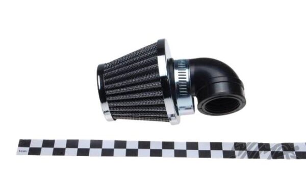 Filtr powietrza 32 mm stożkowy 90' chrom