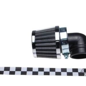 Filtr powietrza 32 mm stożkowy 90' chrom