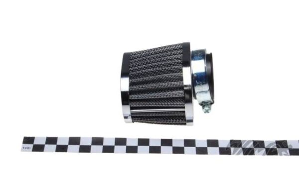 Filtr powietrza 38 mm owal wysoki chrom