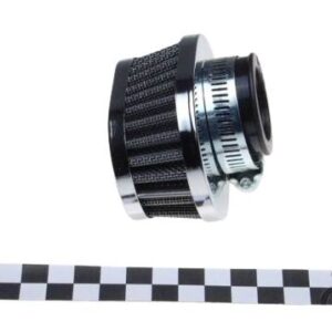Filtr powietrza 30 mm owal niski chrom