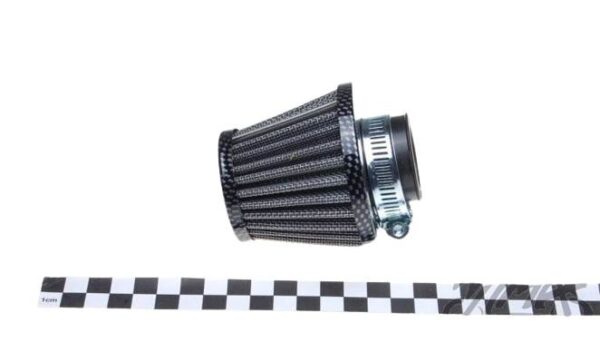 Filtr powietrza 50 mm stożkowy carbon
