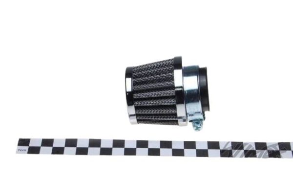 Filtr powietrza 30 mm stożkowy chrom