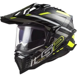 Kask ls2 mx701 explorer c edge black h-v yellow l