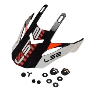 Daszek kasku mx436 evo adventurer black white