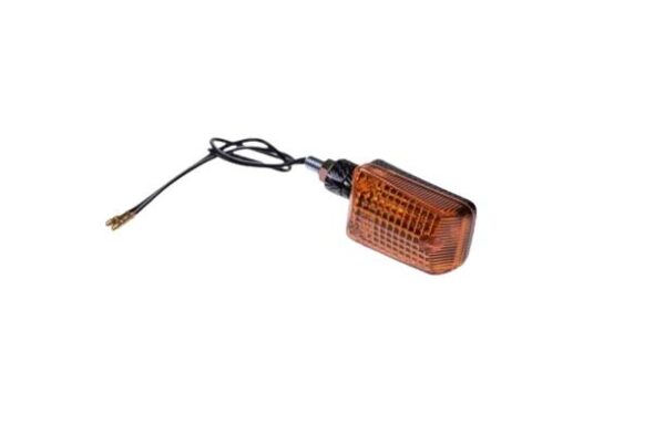 Kierunkowskaz mini carbon pomarańczowy krótki