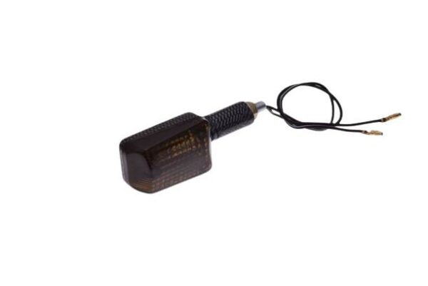 Kierunkowskaz mini carbon pomarańczowy długi